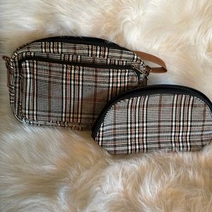 Thirty one plaid crossbody and small pouch.